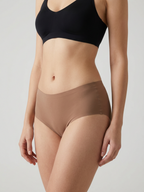 Full Coverage Cotton Elastane Seamless Trendy Hipster - Assorted (Pack of 3)