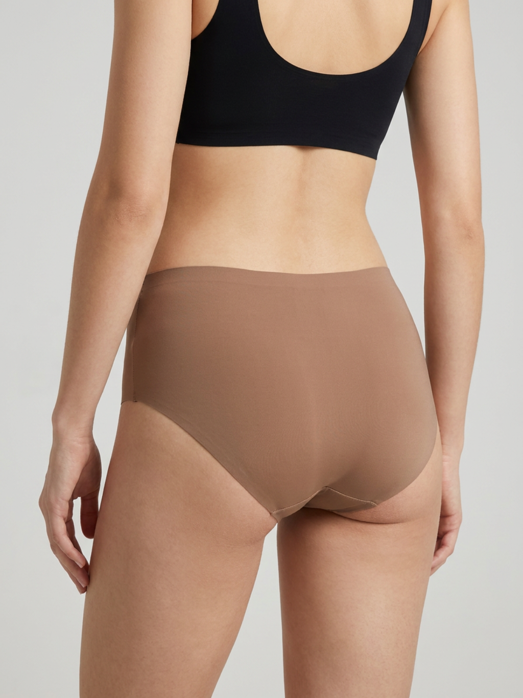 Full Coverage Cotton Elastane Seamless Trendy Hipster - Assorted (Pack of 3)