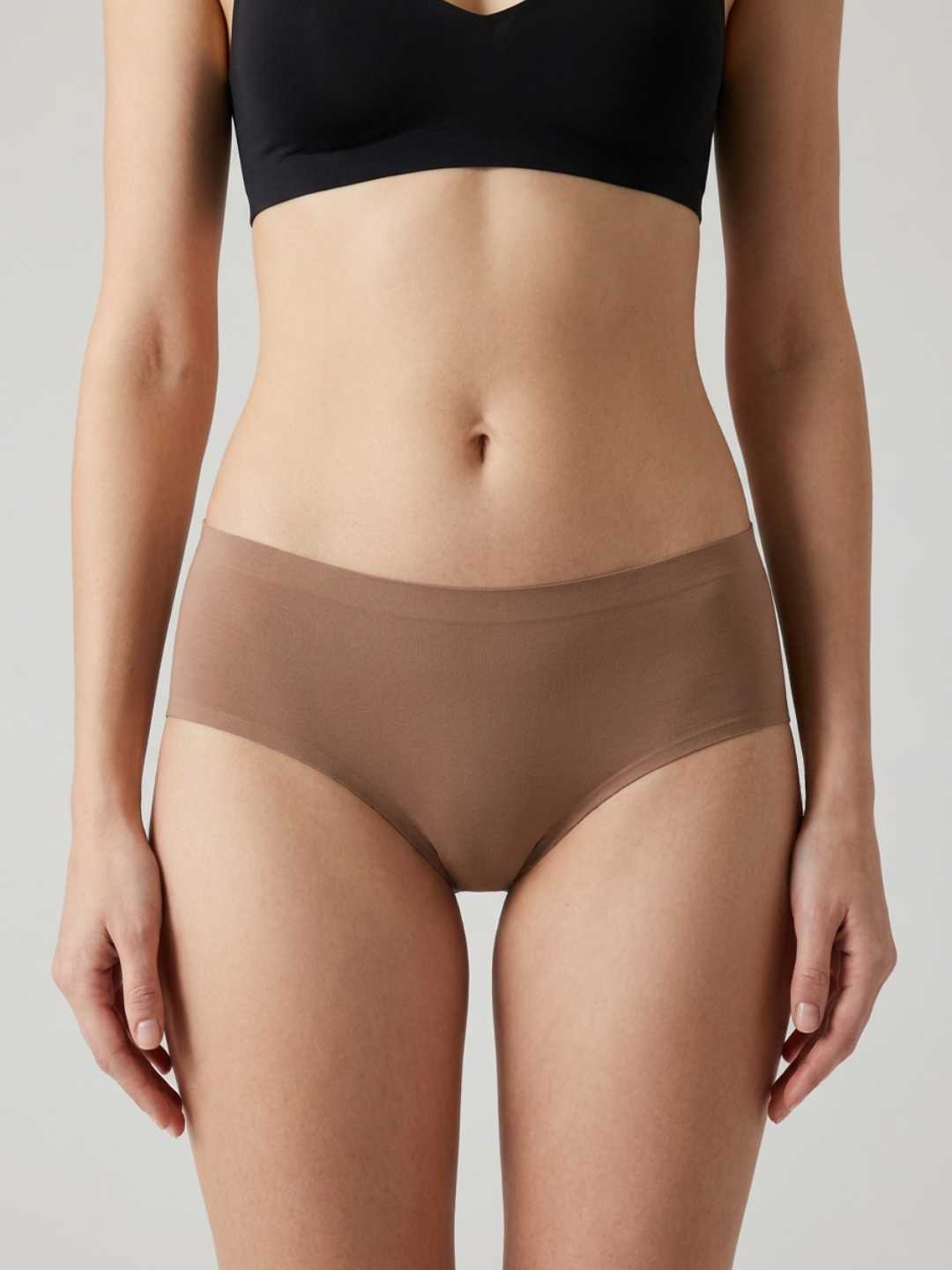 Full Coverage Cotton Elastane Seamless Trendy Hipster - Assorted (Pack of 3)