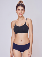 Full Coverage Cotton Elastane Seamless Trendy Hipster - Assorted (Pack of 3)