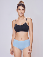 Full Coverage Cotton Elastane Seamless Trendy Hipster - Assorted (Pack of 3)