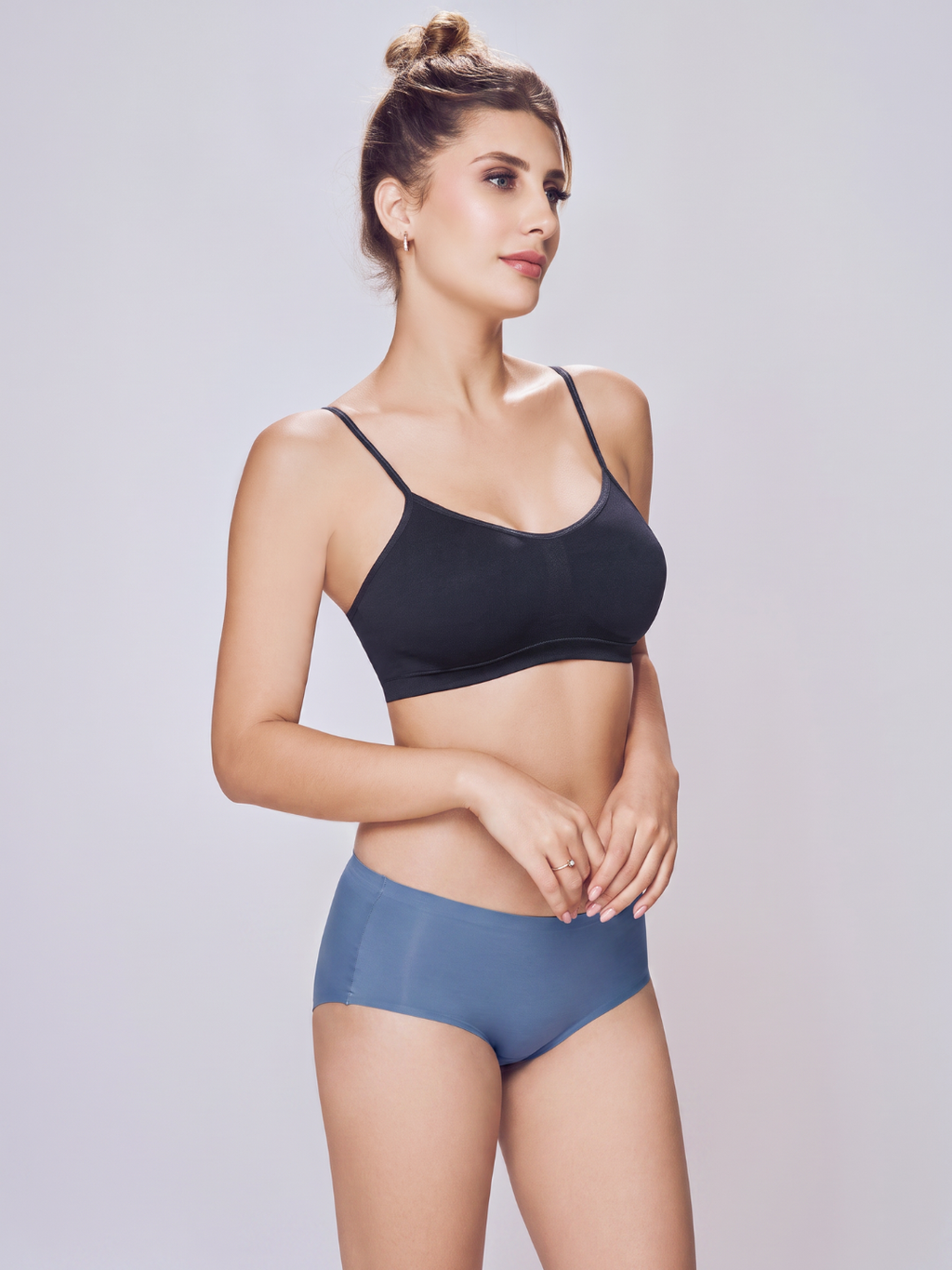 Full Coverage Cotton Elastane Seamless Trendy Hipster - Assorted (Pack of 3)
