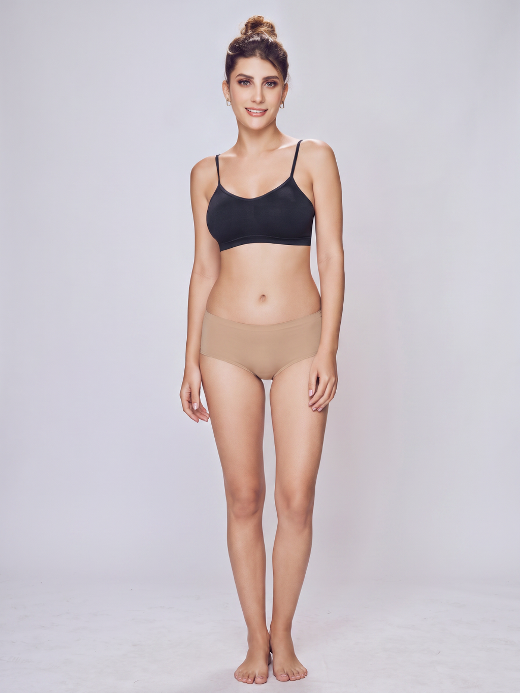 Full Coverage Cotton Elastane Seamless Trendy Hipster - Assorted (Pack of 3)