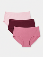 Lady Care Seamless Hipster Inner Elastic Waistband Full Coverage Pack of 3