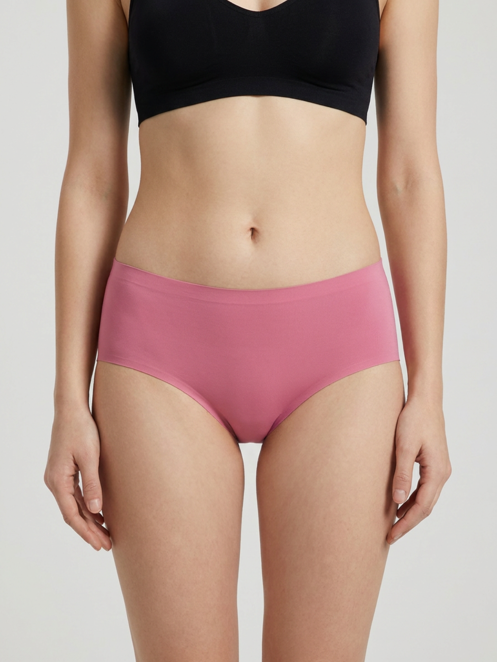Lady Care Seamless Cotton Elastane Hipster Everyday Wear Assorted