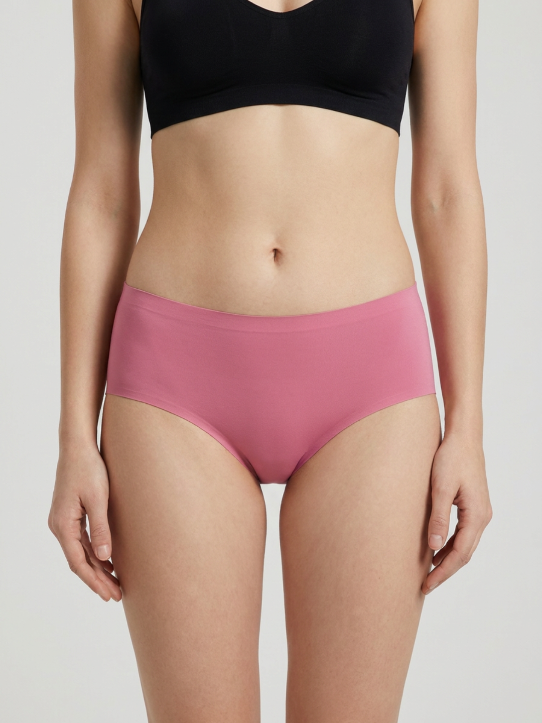 Lady Care Seamless Cotton Elastane Hipster Everyday Wear Assorted
