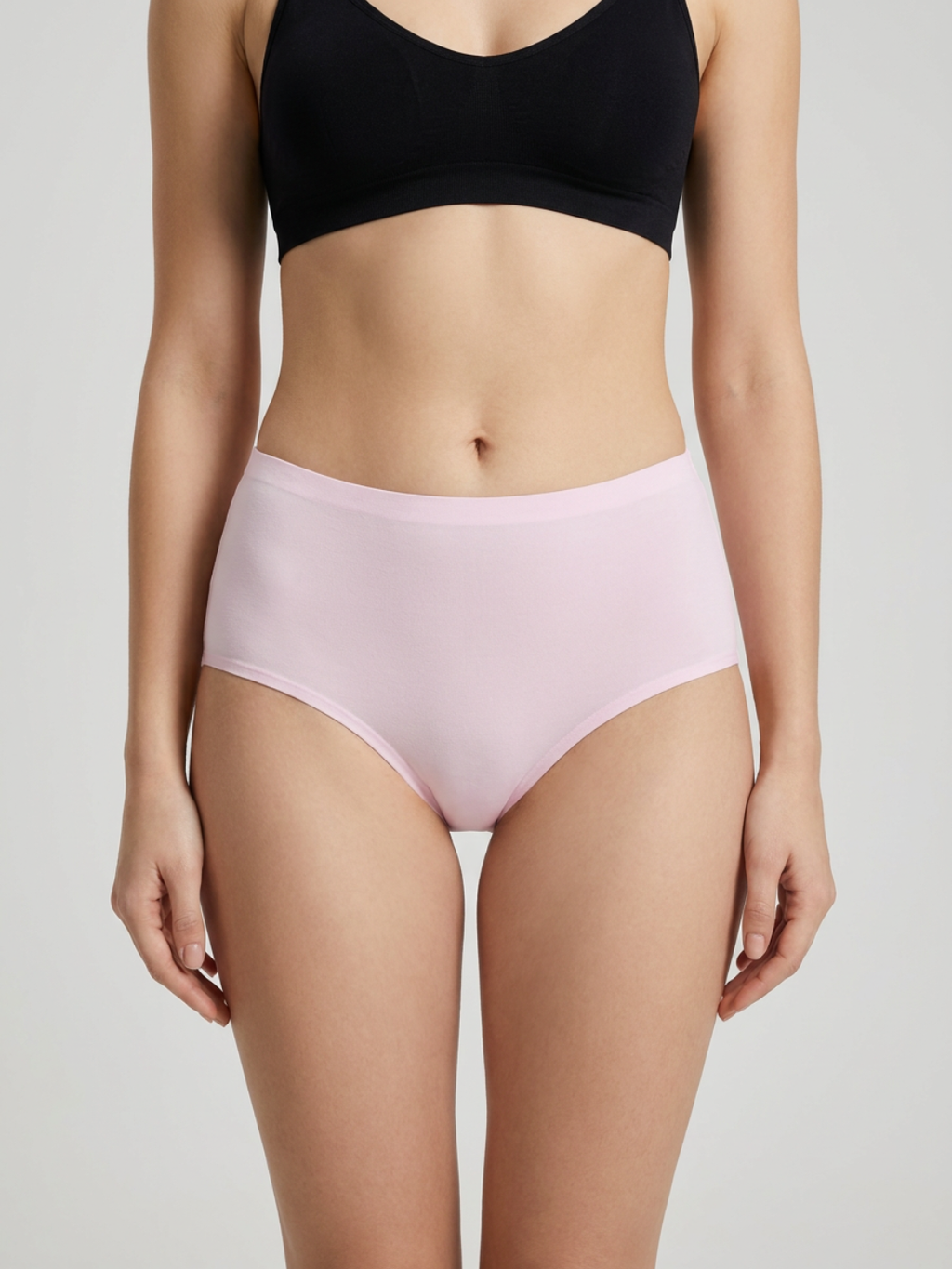 Lady Care Seamless Cotton Elastane Hipster Everyday Wear Assorted