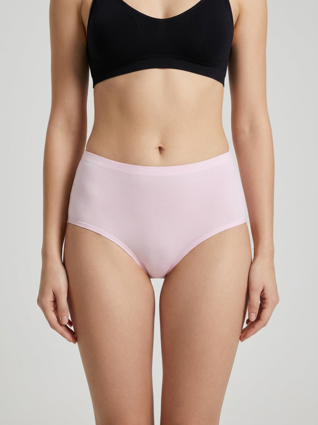 Lady Care Seamless Cotton Elastane Hipster Everyday Wear Assorted