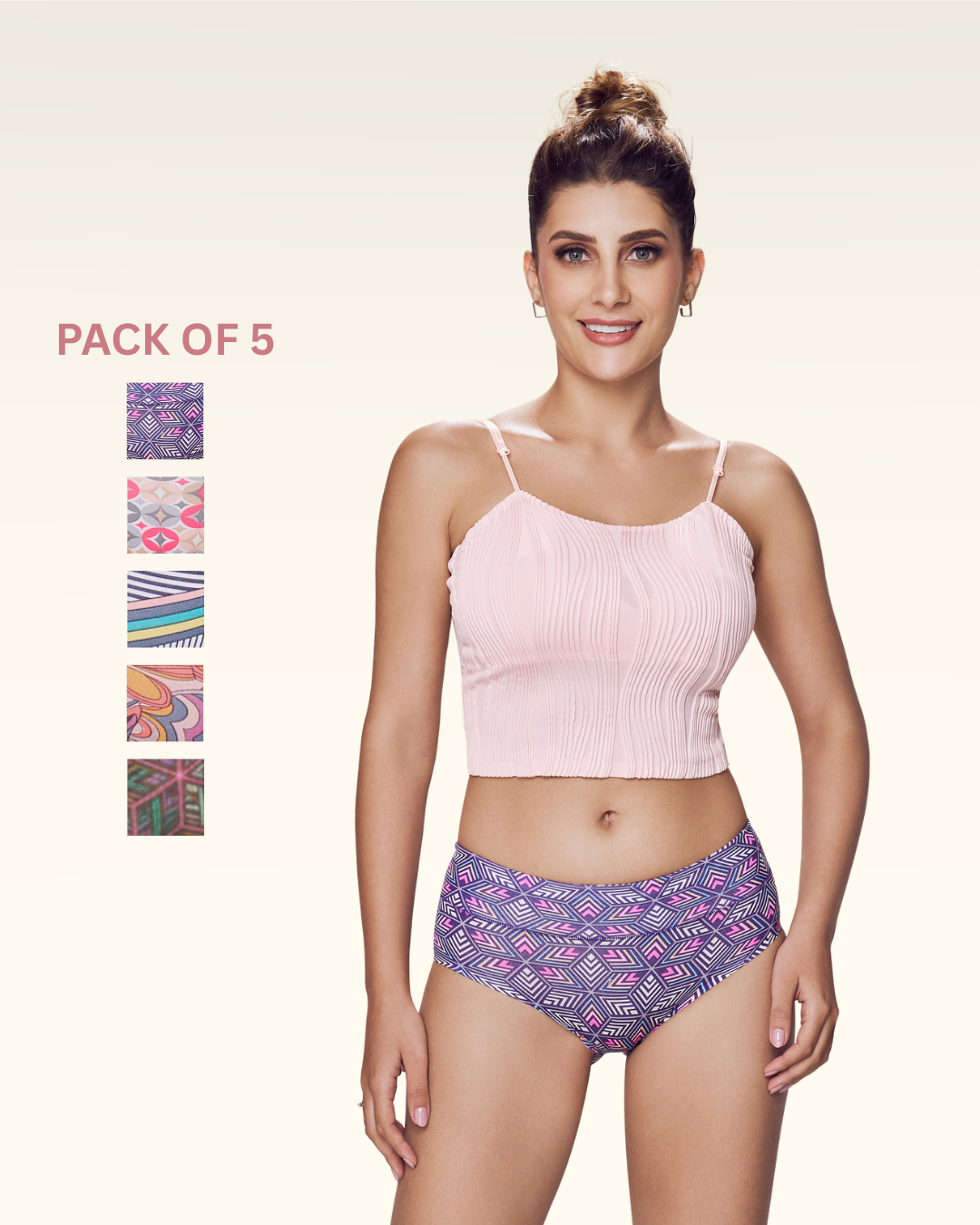 Lady Care Wow Hipster Panty – Pack of 5