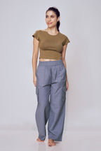 Baggy Cargo Pants Women Purple – Lango