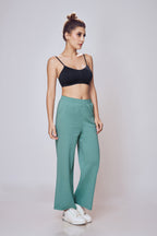 Bootcut Hem Detail Flared Track Pants Women – Lango