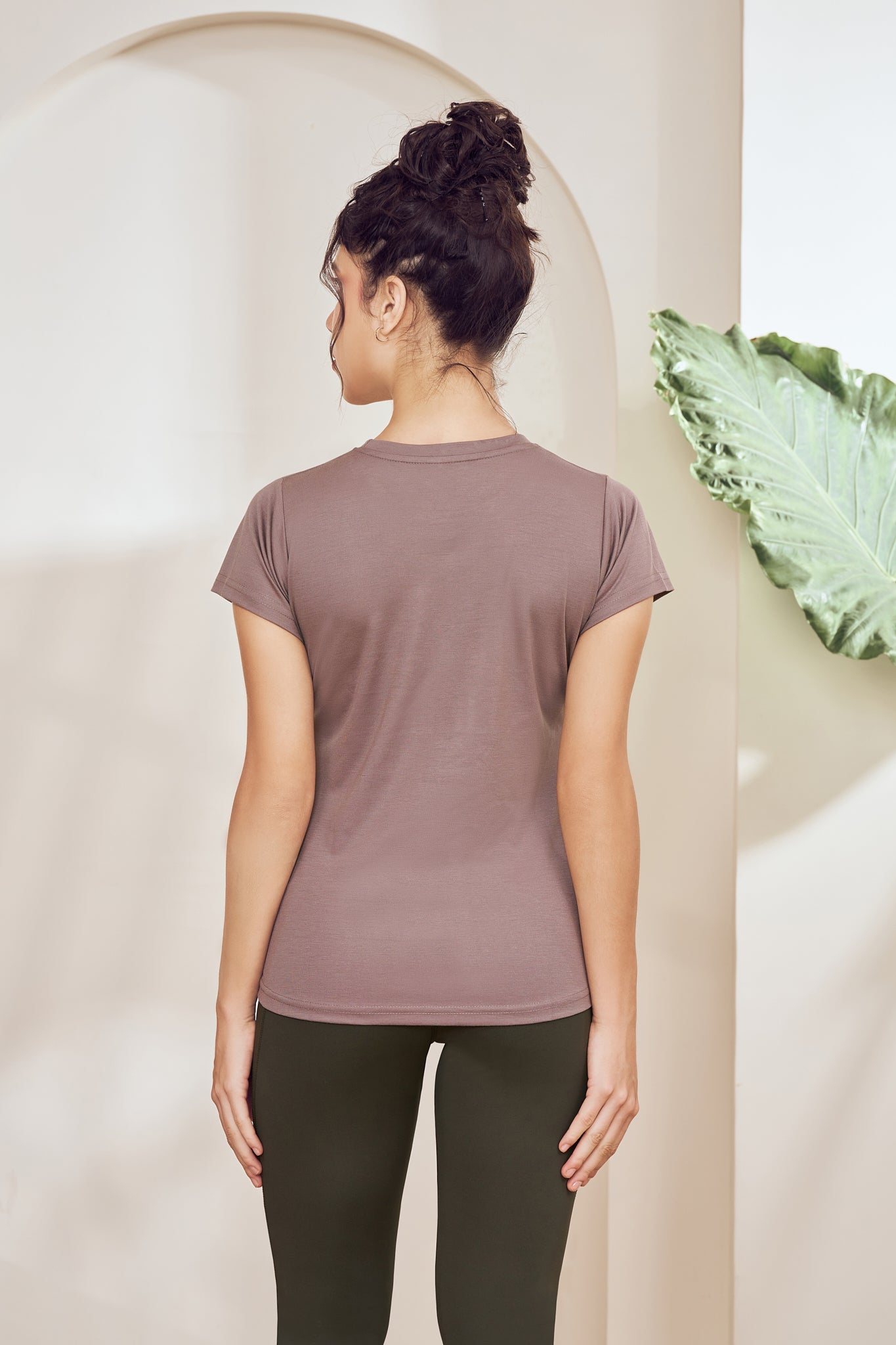 Casual Printed Tee for Women Fawn – Lango