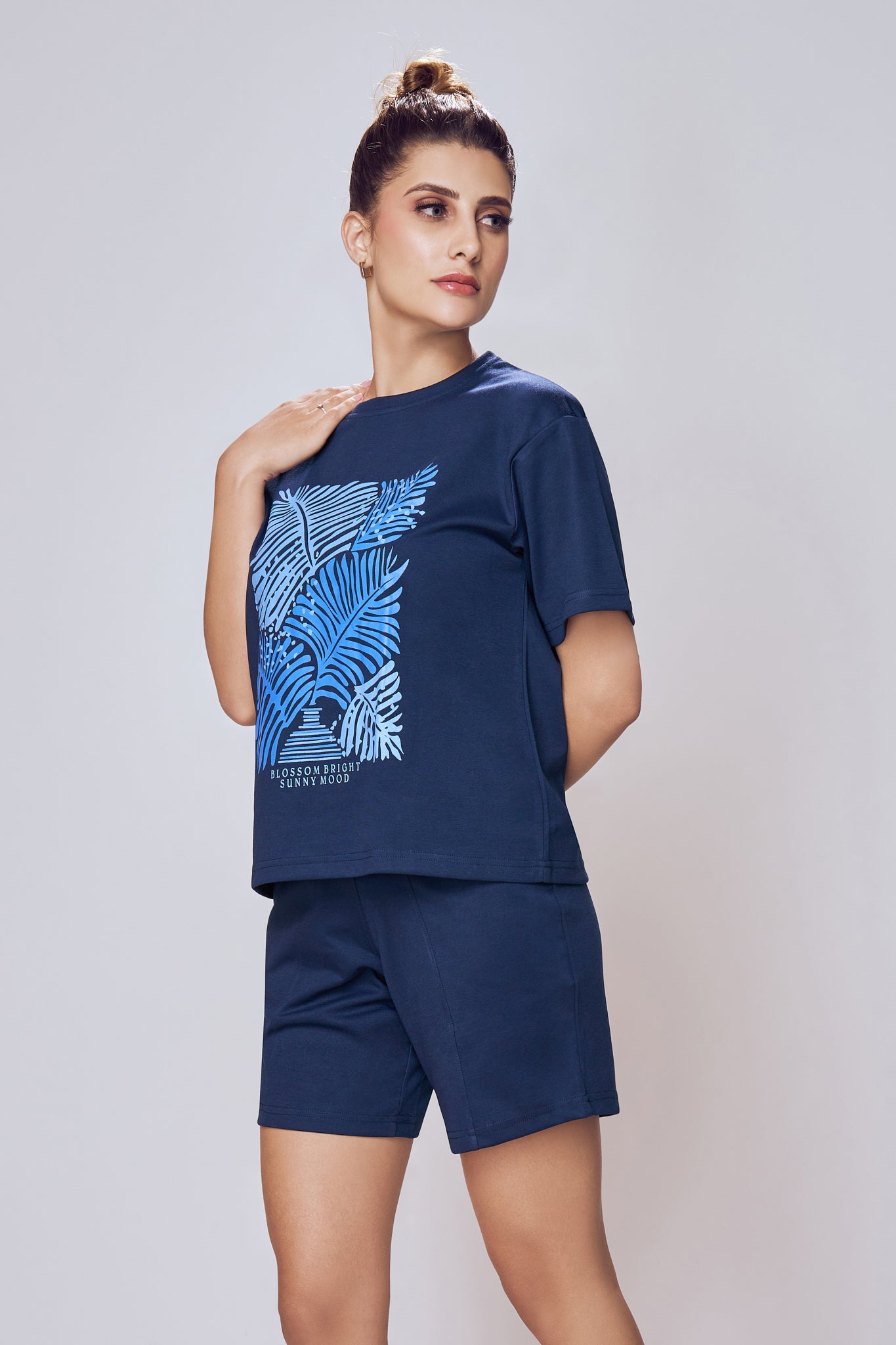 Coordinated Track Pants Co-ord Set Women Navy – Lango