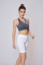 Lango FlexFit Cycling Shorts for Women – White