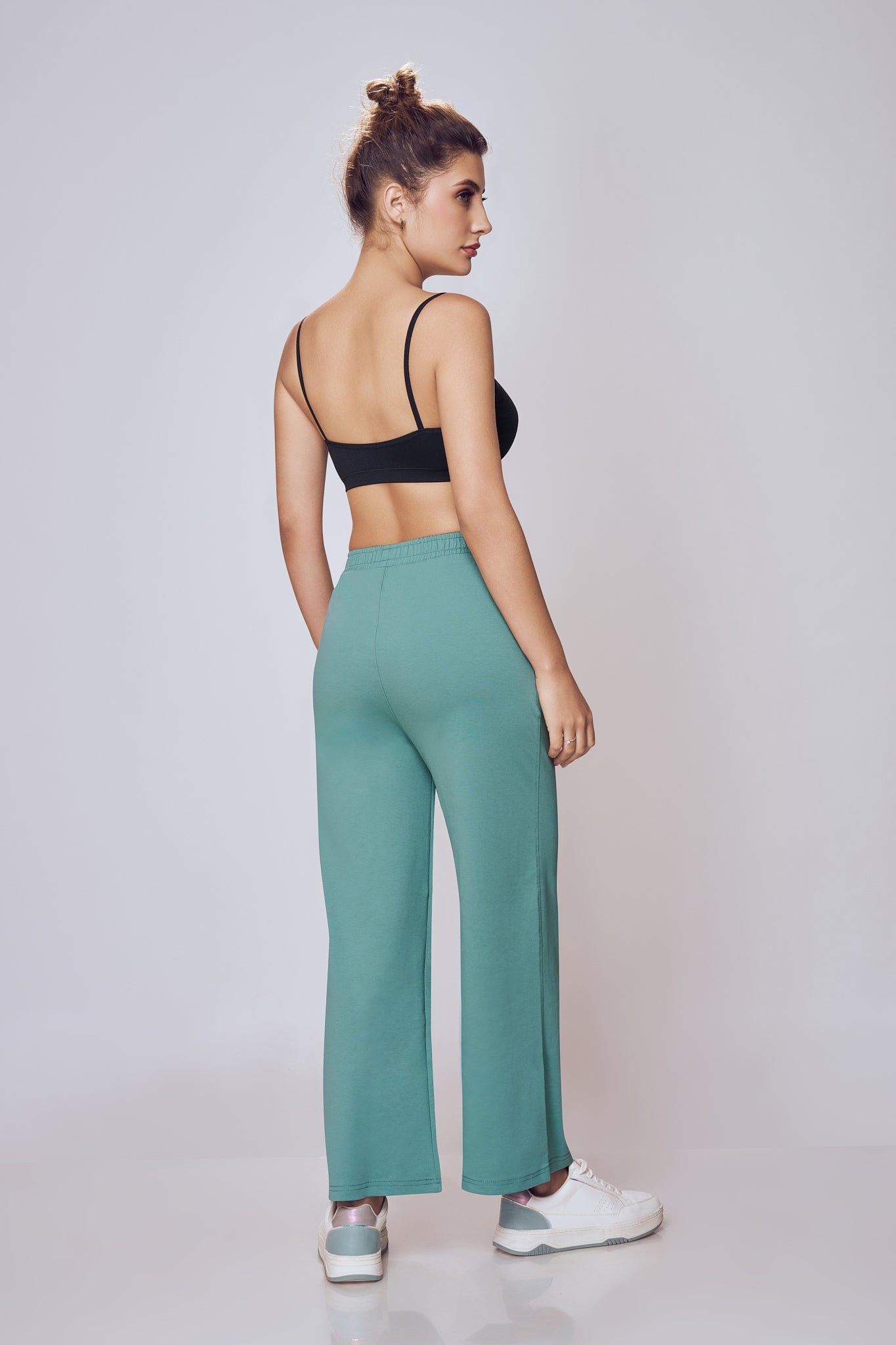 Deep Side Pocket Flared Track Pants Women – Lango