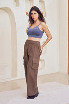 Deep Utility Pocket Cargo Pants Women – Lango