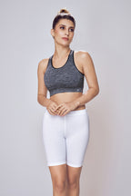 Lango FlexFit Cycling Shorts for Women – White
