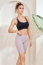 Gym Shorts Women Mauve Stretchable – Lango FlexFit