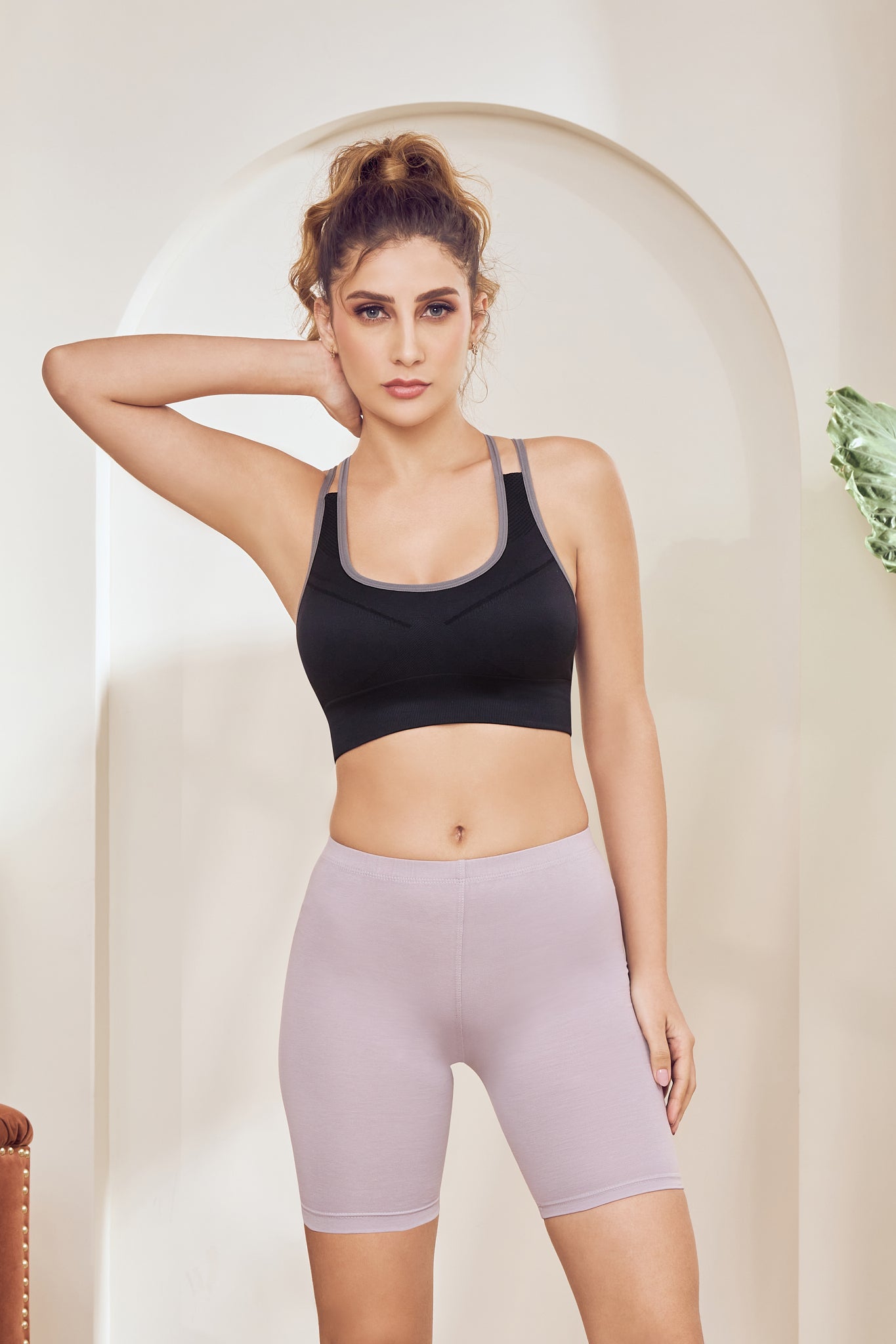Gym Shorts Women Mauve Stretchable – Lango FlexFit