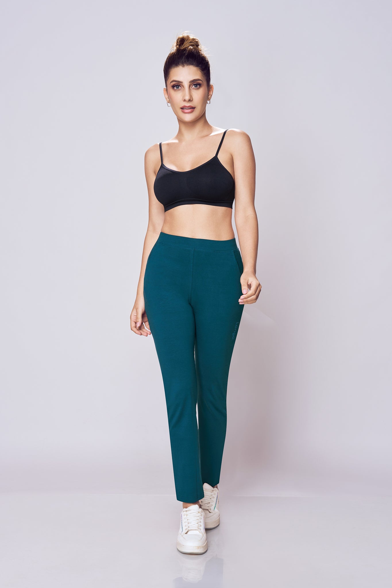 Gym Track Pants Women Peacock Blue – Lango