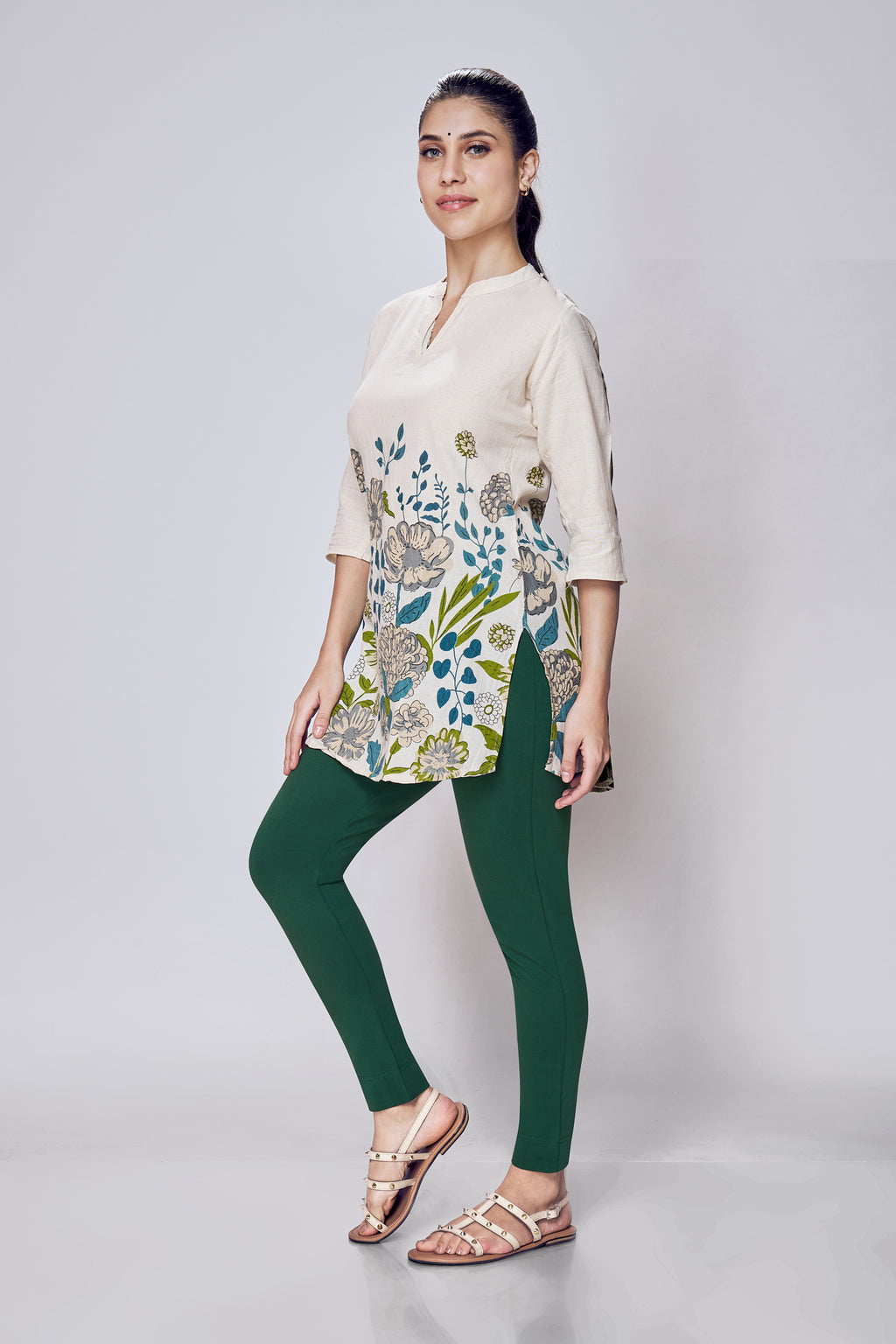 Lango Ultimate Kurti Pants for Women – Dark Green