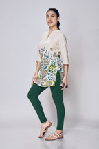 Lango Ultimate Kurti Pants for Women – Dark Green