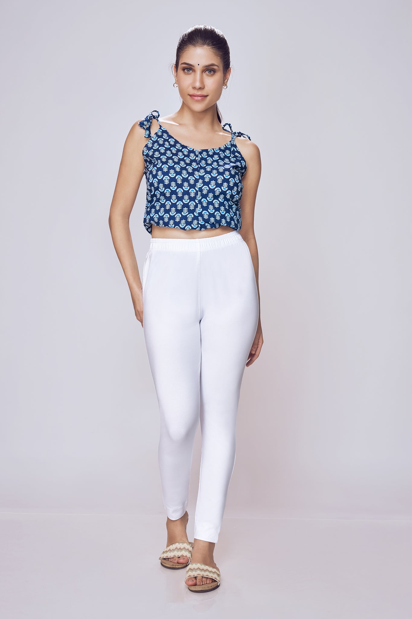 Lango Ultimate Kurti Pants for Women – White