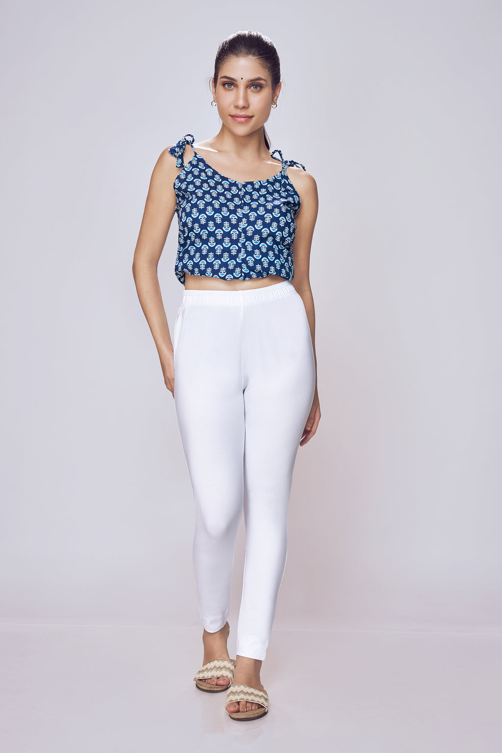 Lango Ultimate Kurti Pants for Women – White