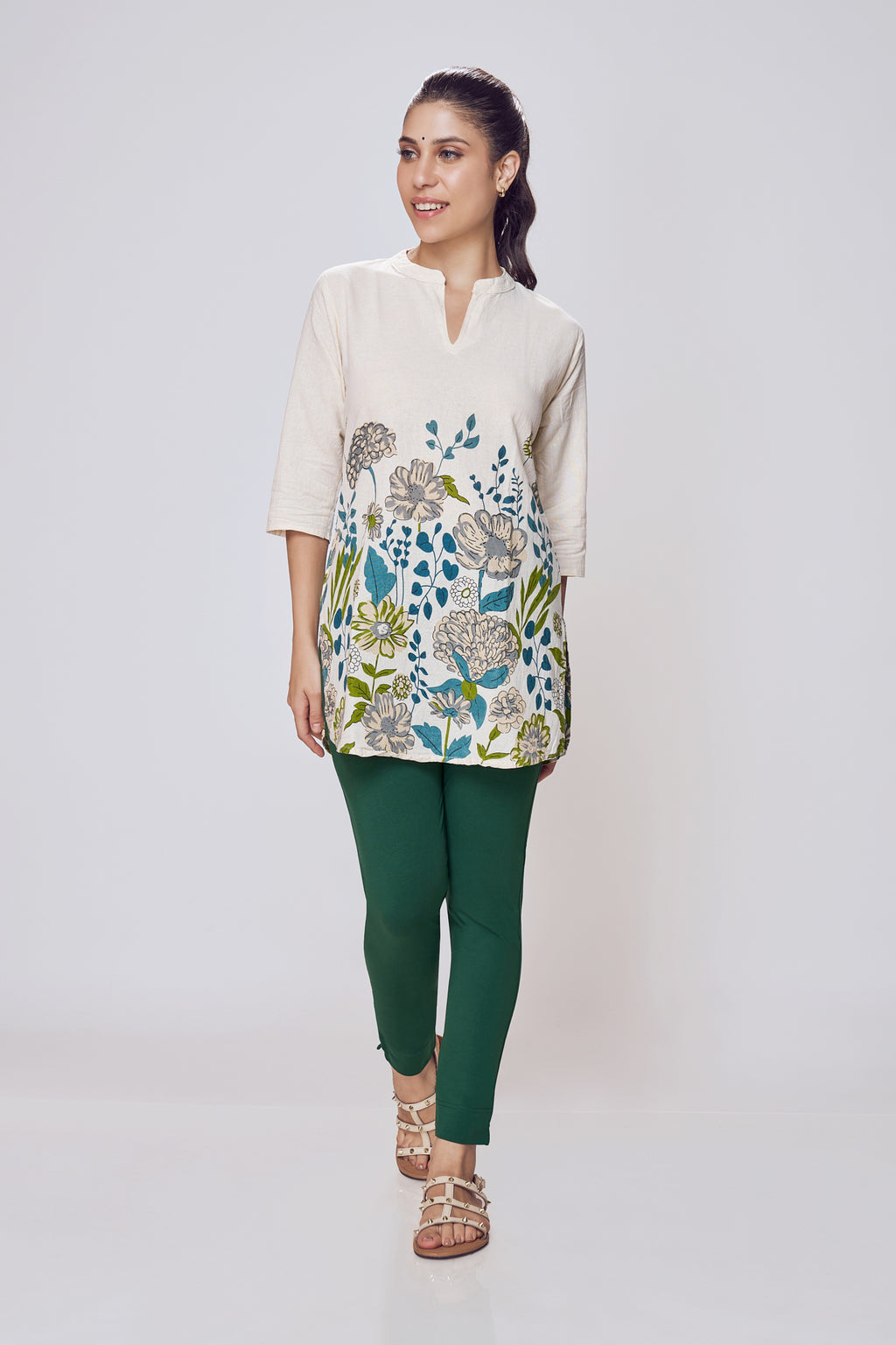 Lango Ultimate Kurti Pants for Women – Dark Green