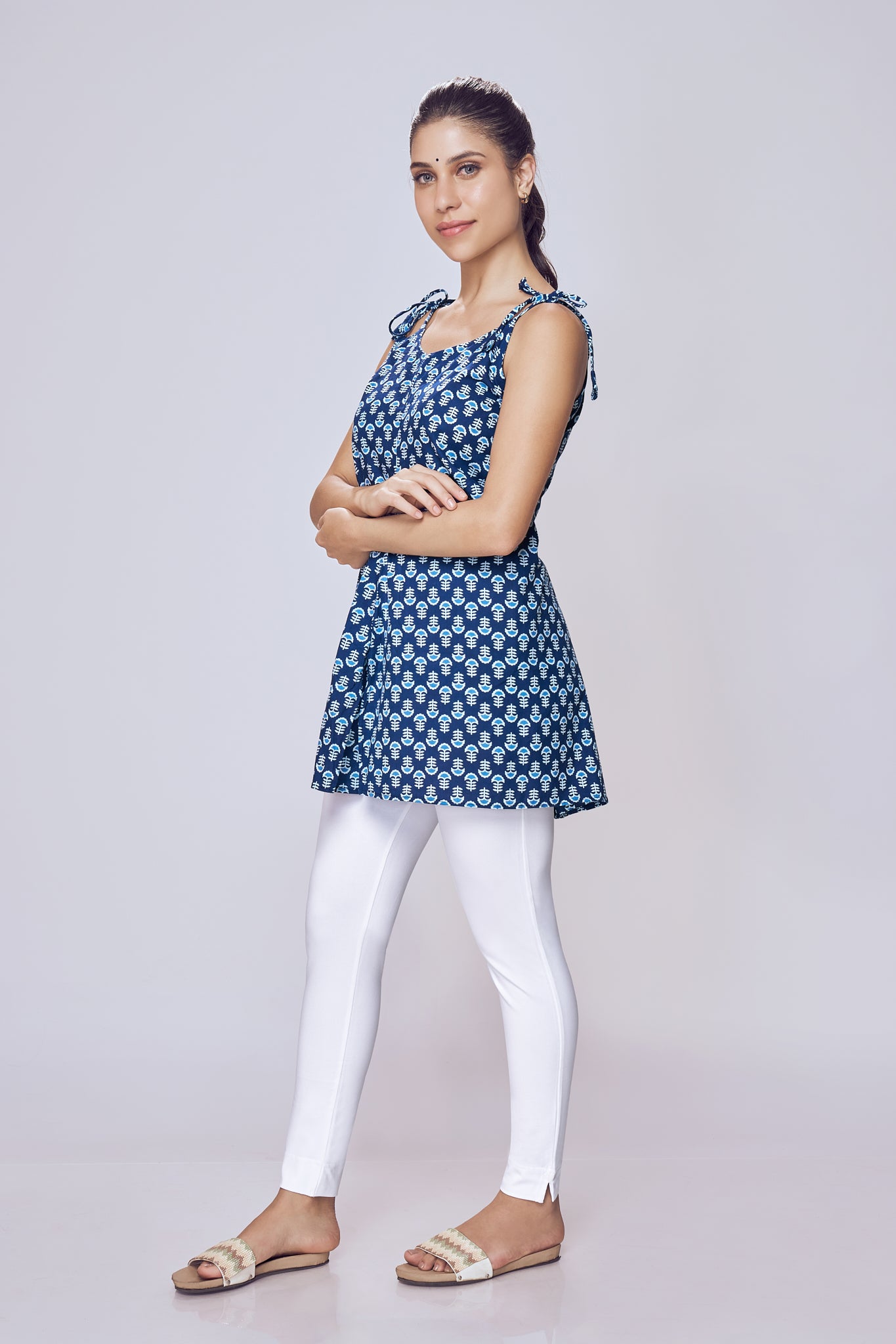 Lango Ultimate Kurti Pants for Women – White