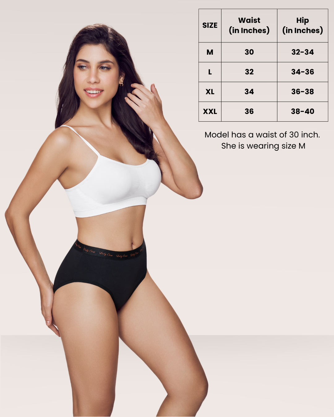 Lady Care Classy Hipster Panty – Pack of 3