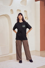 Relaxed High-Rise Cargo Pants