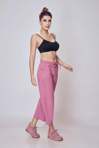 Classic Wide Leg Ankle Length Pants for Women