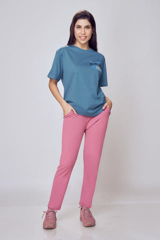 Feather Lite Oversized Tee - Lightweight Women's T-shirt