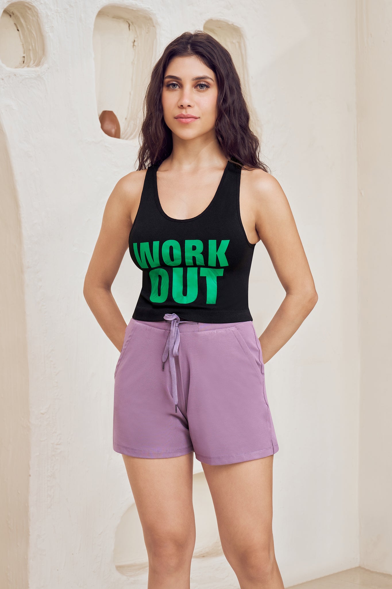 Lango Casual Shorts for Women – Mauve