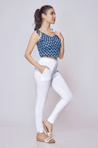 Lango Ultimate Kurti Pants for Women – White