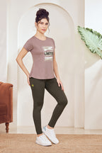 Lango Lite Printed Cotton T-Shirt Women – Fawn