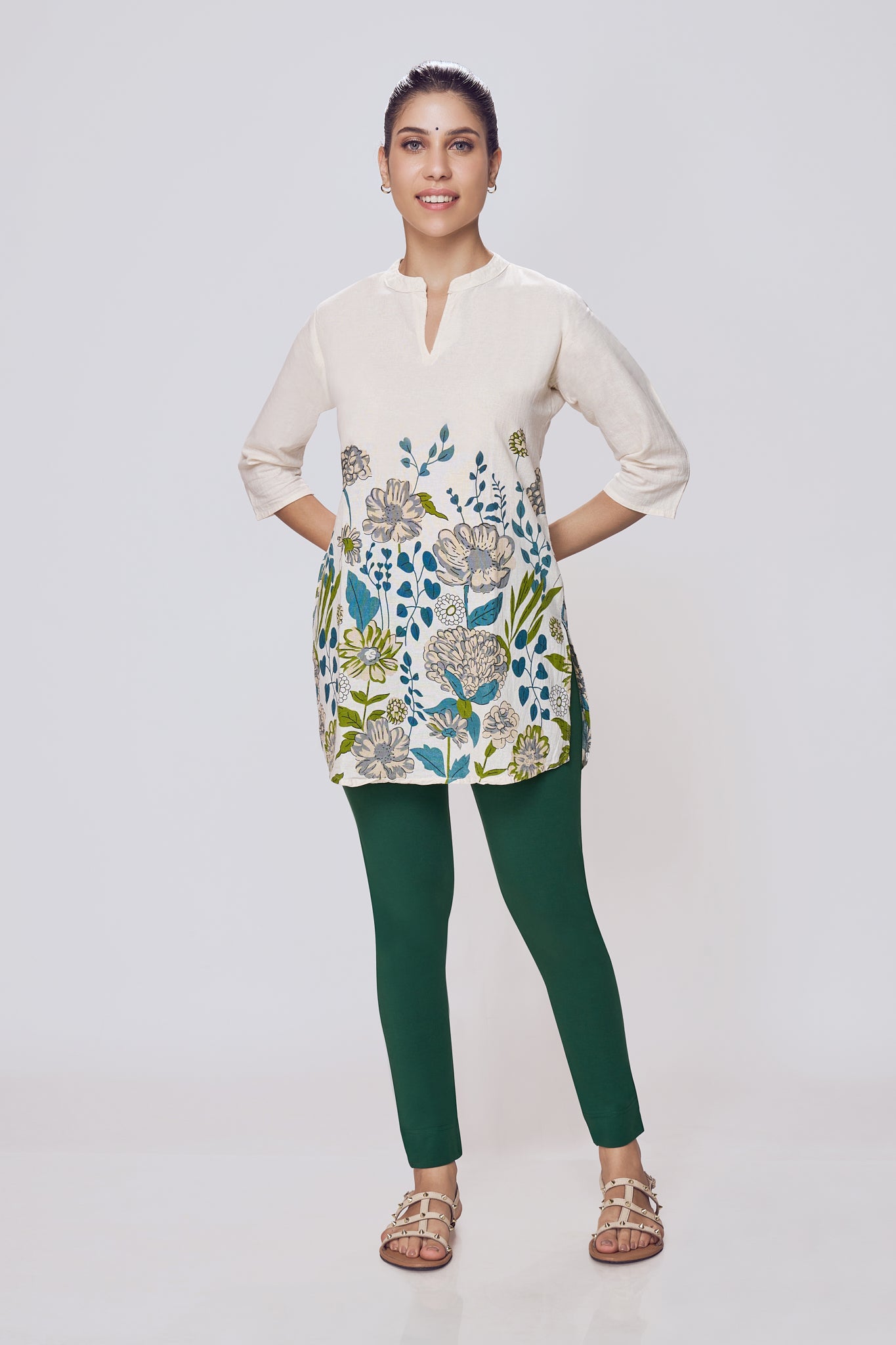 Lango Ultimate Kurti Pants for Women – Dark Green