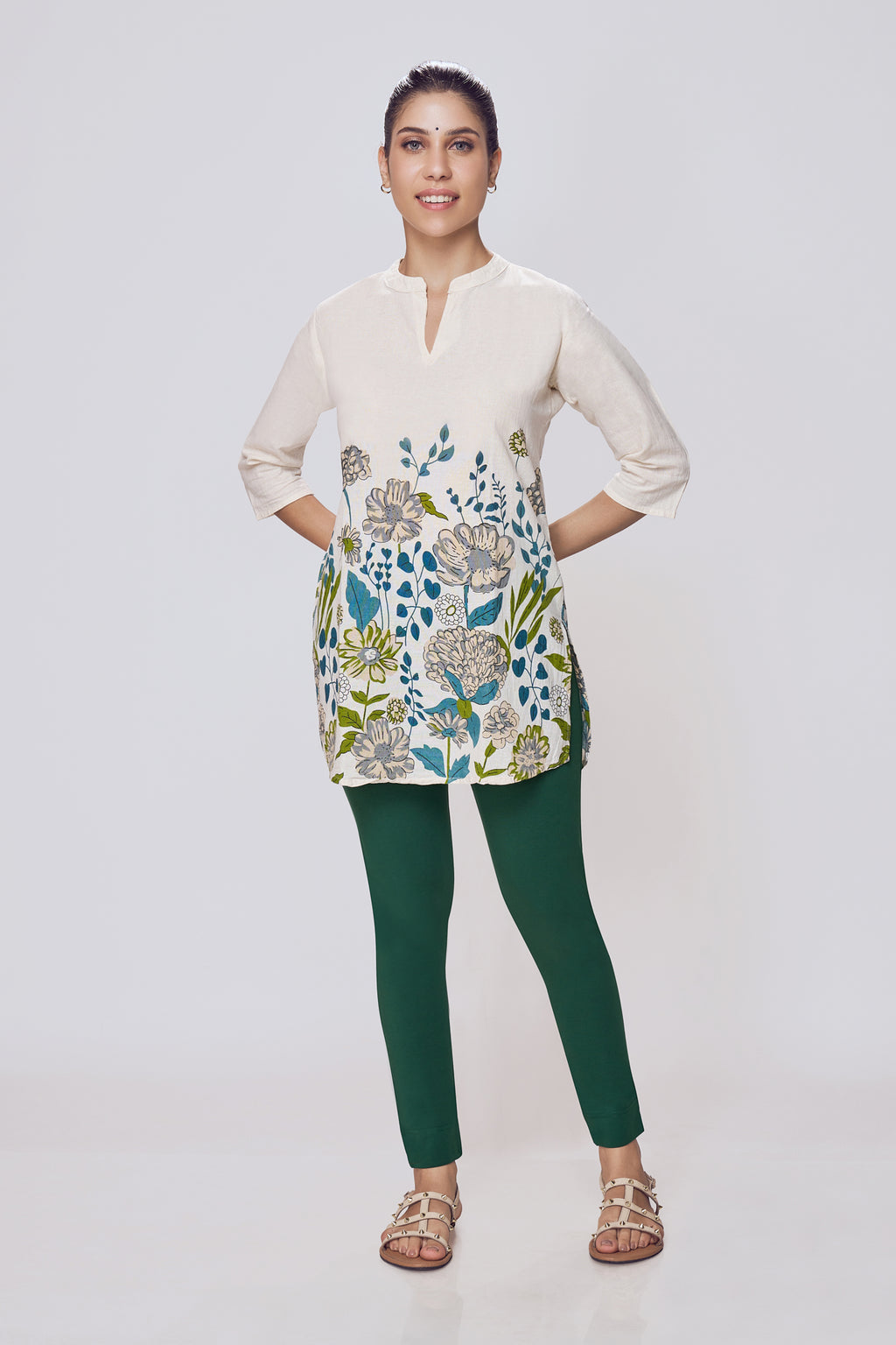 Lango Ultimate Kurti Pants for Women – Dark Green