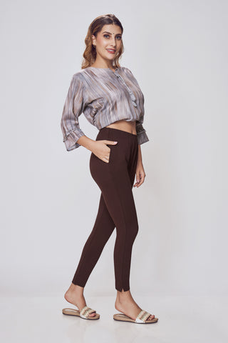 Lango Ultimate Kurti Pants for Women – Coffee