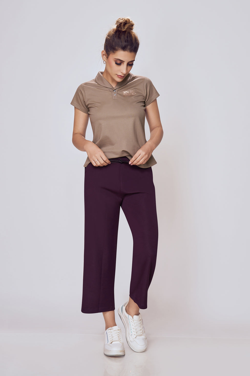 Lango Cozy Polo Neck T-Shirt Women – Melody