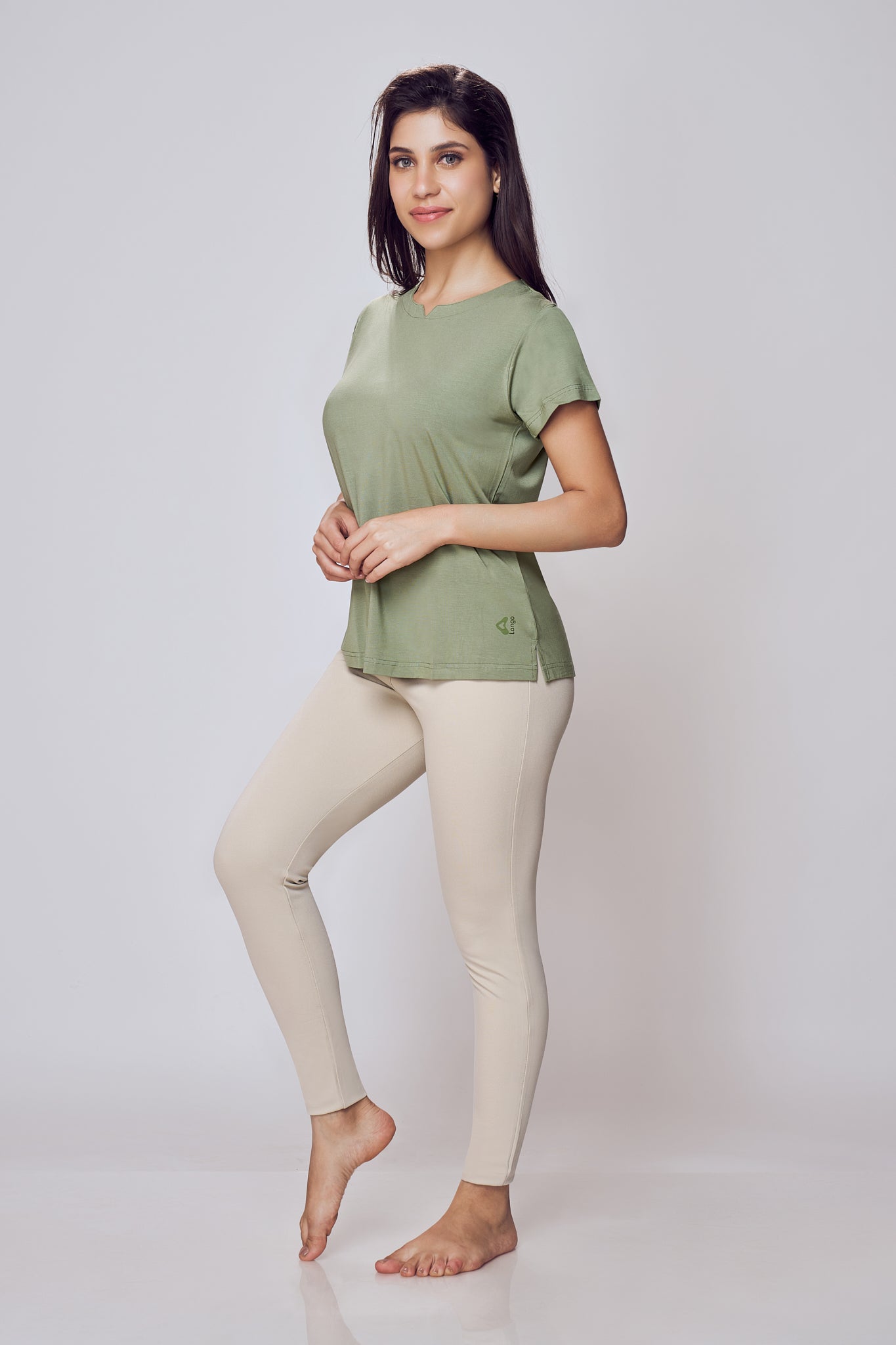 Premium Cotton Round Neck T-Shirt Women – Lango
