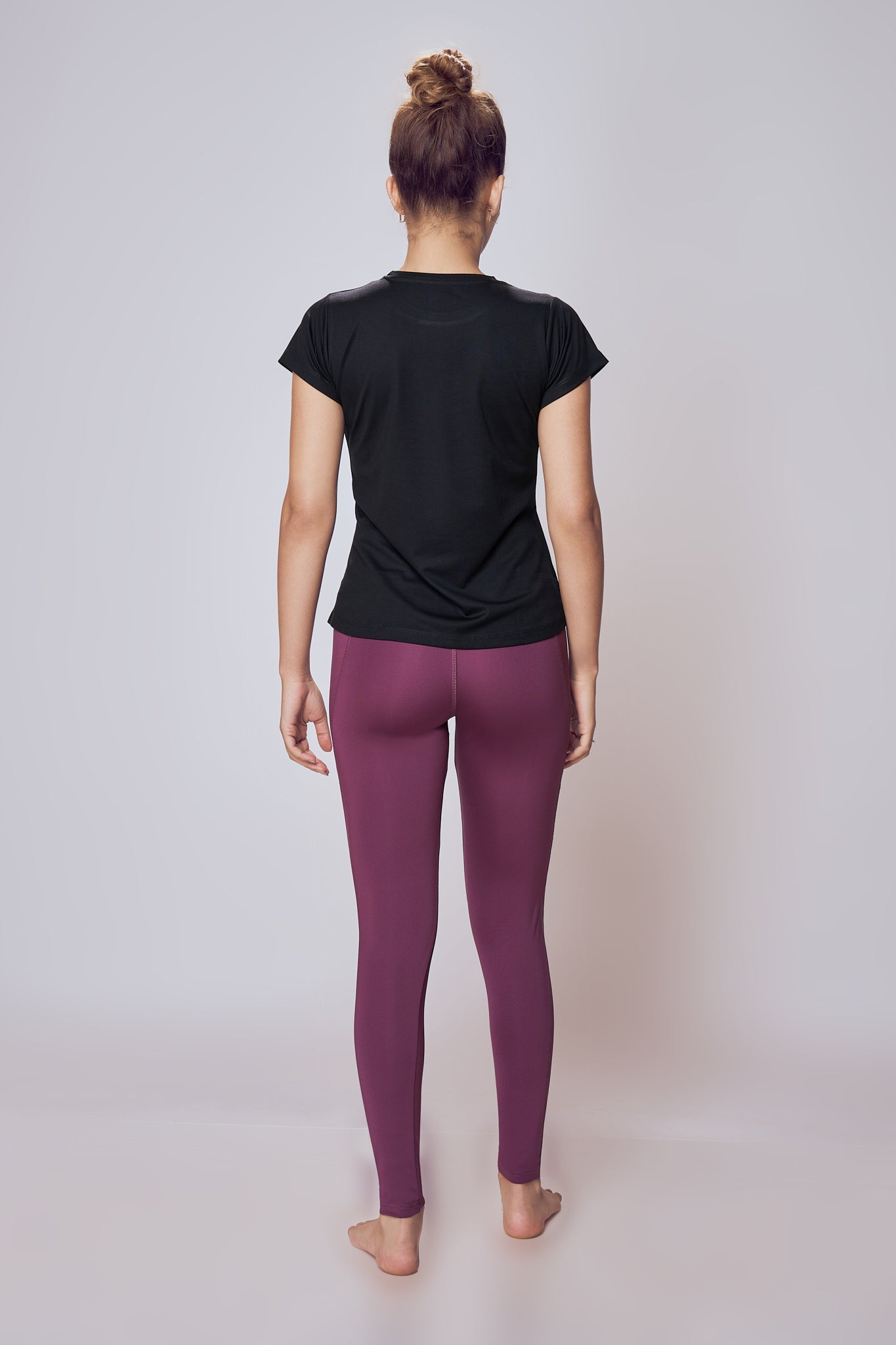 Printed Cotton Tee Women Black Regular Fit – Lango