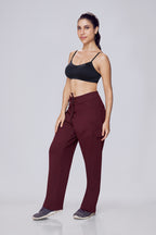 Relaxed Fit Cargo Pants Women Maroon – Lango