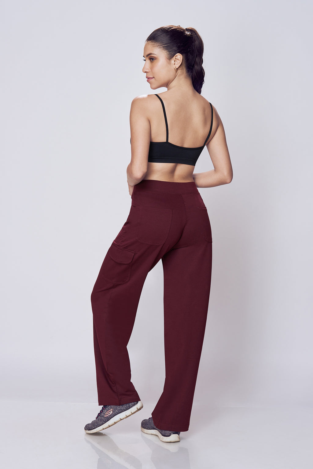 Utility Cargo Pants Women Maroon – Lango Essential