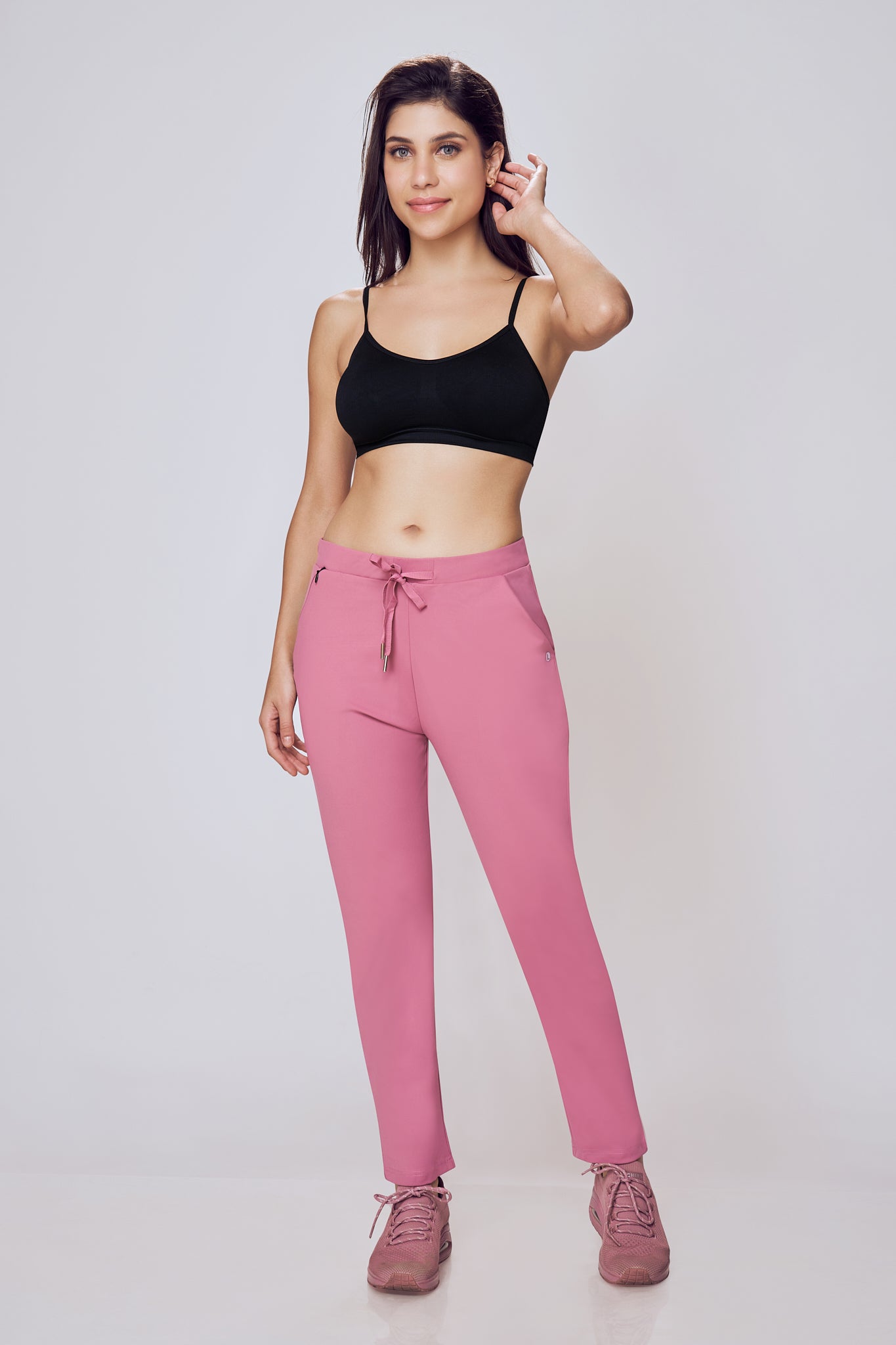 Women wearing Lango Aero Travel Pants casual wear Onion