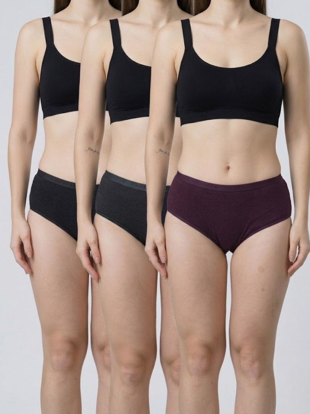 Lady Care Denim Hipster Panty – Pack of 3