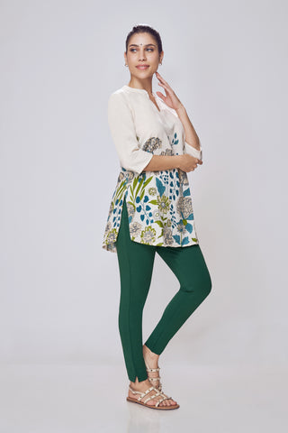 Lango Ultimate Kurti Pants for Women – Dark Green