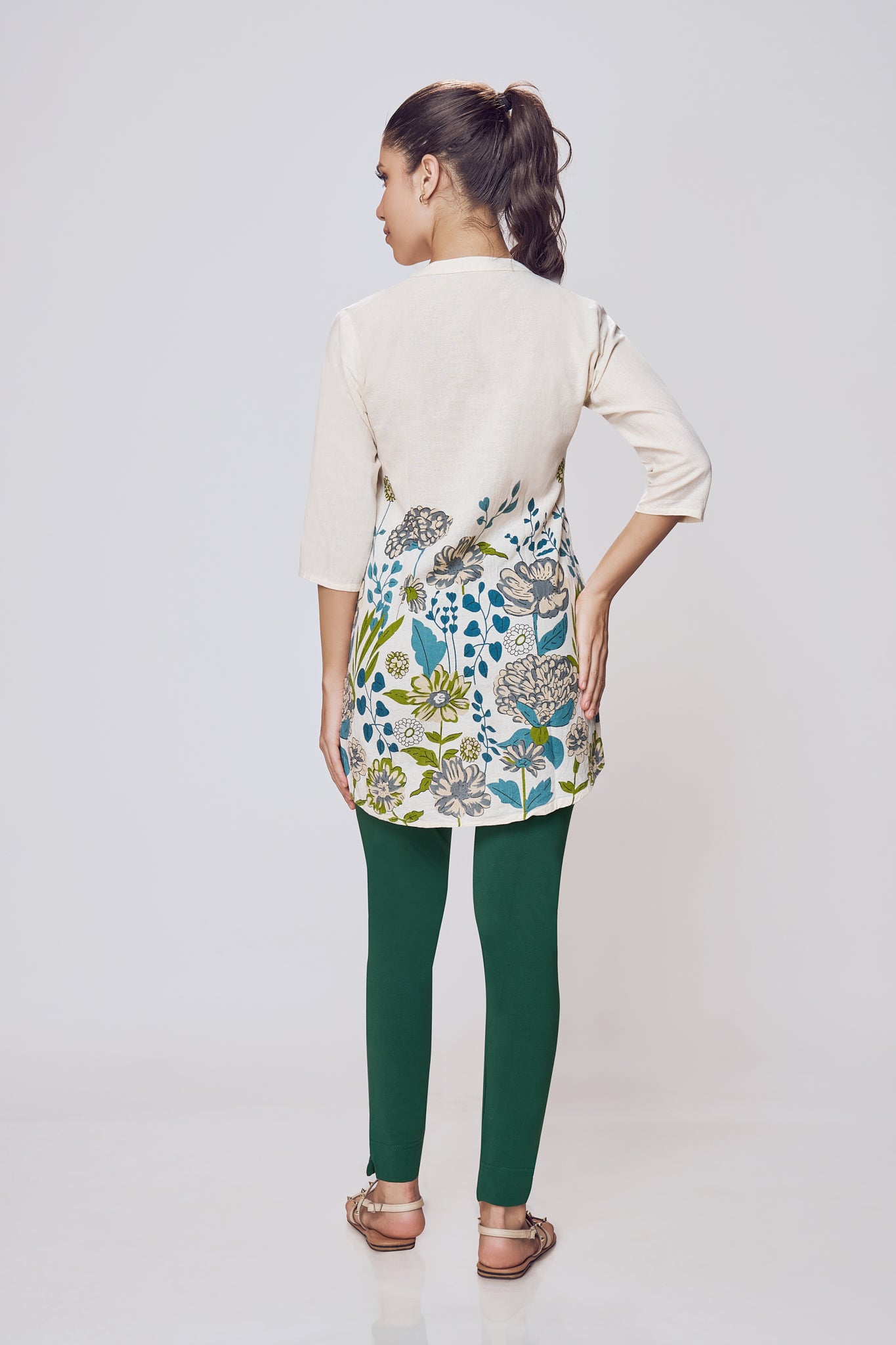 Lango Ultimate Kurti Pants for Women – Dark Green