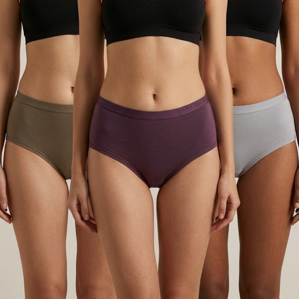 High Rise Full Coverage Cotton Elastane Hipster With Soft Waistband Sunayna - Assorted (Pack of 3)